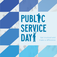 Minimalist Public Service Day Reminder Instagram Post Design