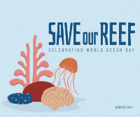 Save Our Reef Facebook Post Design