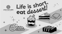 Cute Dessert Greeting Animation Design