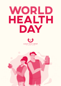 Healthy People Celebrates World Health Day Poster Preview