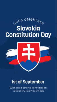 Slovakia Constitution Day Instagram Story Design