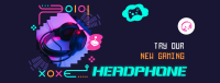 Gaming Headphone Accessory Facebook cover Image Preview