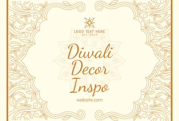 Fancy Diwali Inspiration Pinterest Cover Design Image Preview