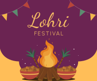 Lohri Festival Facebook post Image Preview