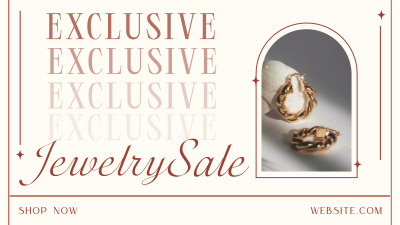 Earrings Exclusive Sale Facebook event cover Image Preview