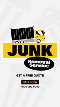 Junk Removal Stickers Instagram Reel Image Preview