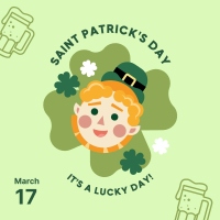 Smiling St. Patrick Instagram post Image Preview