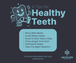 Dental Tips Facebook post