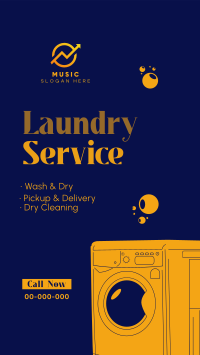 Laundry Service Instagram Story Design