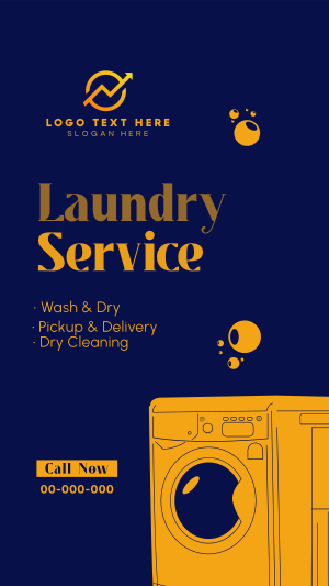 Laundry Service Instagram story Image Preview