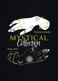 Jewelry Mystical Collection Poster Design