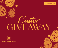 Easter Egg Giveaway Facebook Post Design