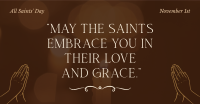 May Saints Hold You Facebook Ad Design
