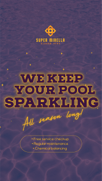 Sparkling Pool Services Facebook Story Image Preview