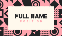 Geometric Galore Business Card Image Preview