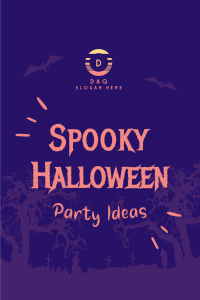 Spooky Halloween Pinterest Pin Image Preview