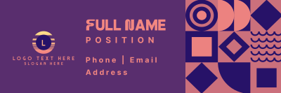Geometric Galore Email Signature Image Preview
