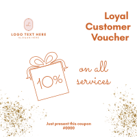 Loyal Customer Voucher Instagram post Image Preview