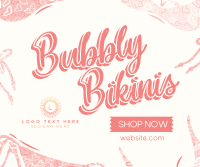 Bubbly Bikinis Facebook Post Design