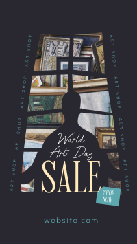 World Art Day Sale Facebook story Image Preview