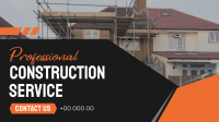 Quality Construction Work Facebook Event Cover Design
