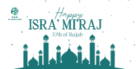 Isra' Mi'raj Spiritual Night Twitter Post Image Preview