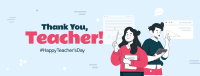 Thank You Teacher Facebook cover Image Preview