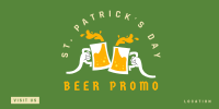 Celebrate St. Patrick Twitter Post Design