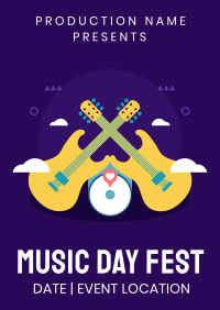 Music Day Fest Poster Design