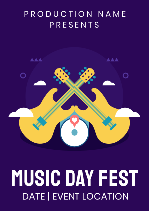 Music Day Fest Poster Image Preview