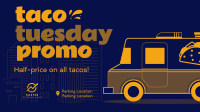 Taco Tuesday Facebook Event Cover Design