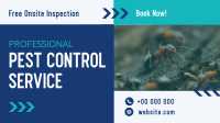 Professional Pest Control Facebook Event Cover Design