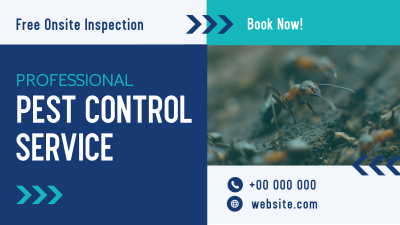 Professional Pest Control Facebook event cover Image Preview