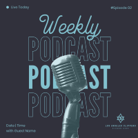 Podcast Tonight Instagram Post Design