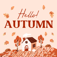 Autumn is Calling Instagram Post Design