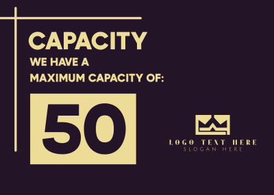 Capacity Occupancy Postcard Image Preview