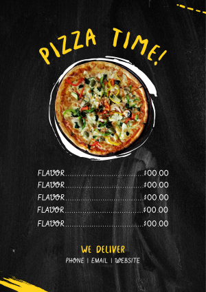 Pizza Time Menu Image Preview