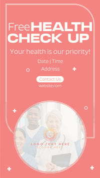 Free Health Checkup TikTok video Image Preview