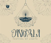 Diwali Celebration Facebook Post Design