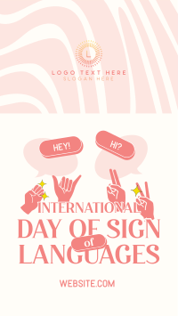 Sign Languages Day Celebration TikTok Video Preview