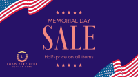 Memorial Day Sale Facebook event cover Image Preview