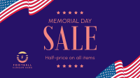 Memorial Day Sale Facebook event cover Image Preview
