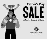 Father's Day Deals Facebook Post Design