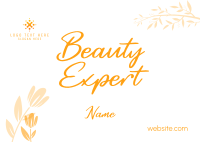 Beauty Experts Postcard Design