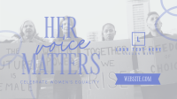 Women Equality Day Animation Preview