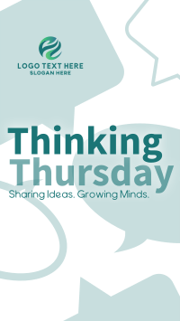 Minimalist Thinking Thursday TikTok video Image Preview