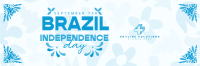 Brazil Independence Patterns Twitter Header Image Preview