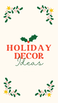 Christmas Decoration Ideas Instagram Story Design