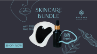 Organic Skincare Bundle Facebook Event Cover Design