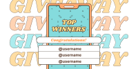 Comical Giveaway Winners Twitter post Image Preview